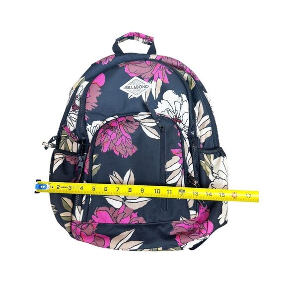 Billabong Backpack Floral Black Pink - Picture 8 of 9